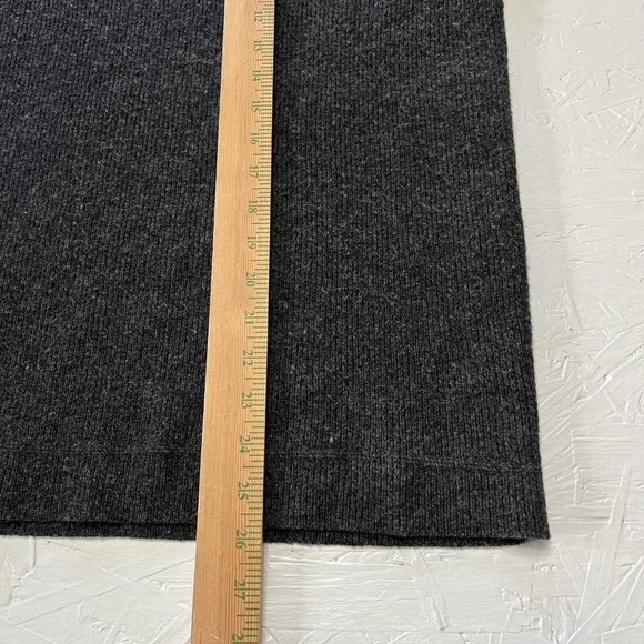 Bowen & Wright Mens  Size XL Black Lambs Wool Sweater 4 Button Mock Neck - Picture 4 of 10